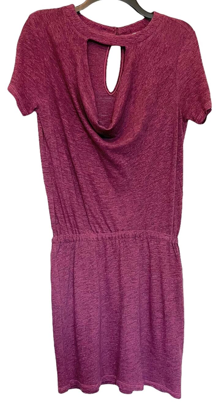 Lanston Draped Mini Dress Pink Small